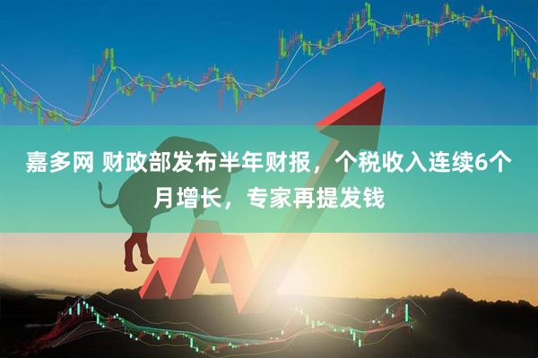 嘉多网 财政部发布半年财报，个税收入连续6个月增长，专家再提发钱