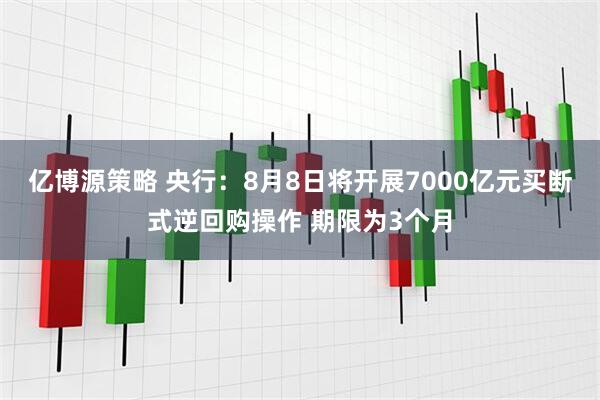 亿博源策略 央行：8月8日将开展7000亿元买断式逆回购操作 期限为3个月